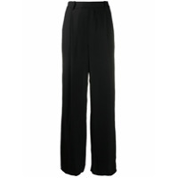 Vince Calça reta com detalhe de pregas - Preto