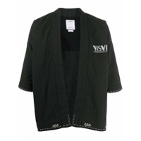 visvim Quimono com acabamento contrastante - Preto