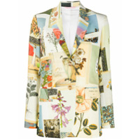 Vivetta botanical print tailored blazer - Neutro