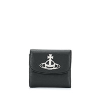 Vivienne Westwood Carteira compacta com logo Johanna - Preto