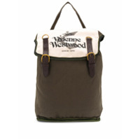 Vivienne Westwood Mochila com estampa de logo - Verde