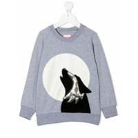 WAUW CAPOW by BANGBANG Moletom Hunter com estampa gráfica - Cinza