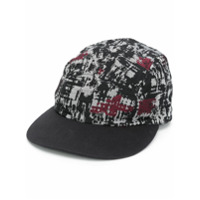 White Mountaineering Boné de jacquard - Preto