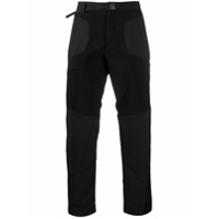 White Mountaineering Calça slim com recortes - Preto