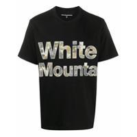 White Mountaineering Camiseta com estampa de logo - Preto