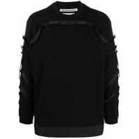 White Mountaineering Moletom com detalhe de tassel - Preto