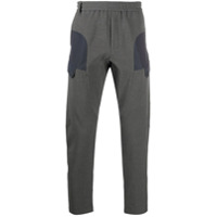 White Mountaineering patch pocket sweat pants - Cinza