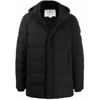 Woolrich Casaco matelassê com bordado de logo - Preto