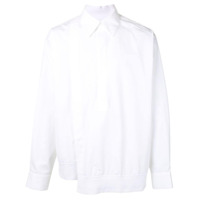 Wooyoungmi Camisa Divided assimétrica de algodão - Branco