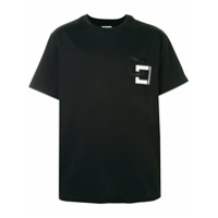 Wooyoungmi Camiseta mangas curtas com logo - Preto