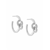 Wouters & Hendrix Technofossils hammered Link hoops - Estampado