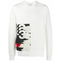 Y-3 Moletom de algodão com estampa gráfica CH1 - Branco