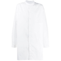 Yohji Yamamoto Camisa oversized com mangas longas - Branco