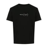 Yohji Yamamoto Camiseta com estampa de logo x New Era - Preto