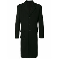 Yohji Yamamoto Casaco de alfaiataria com abotoamento simples - Preto