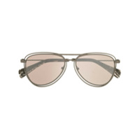 Yohji Yamamoto Óculos de sol aviador - Cinza