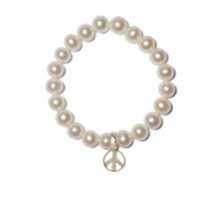 Yoko London 18kt white gold Novus Freshwater pearl and diamond bracelet - Prateado