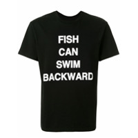 Yoshiokubo Camiseta com estampa Fish Can Swim - Preto