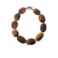 YOSSI HARARI Colar de ouro 24k com ágata - YLWGOLD