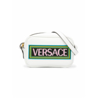 Young Versace Bolsa tiracolo com estampa de logo - Branco