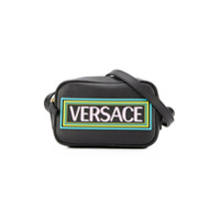 Young Versace Bolsa tiracolo com estampa de logo - Preto