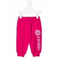 Young Versace Calça esportiva com logo - Rosa