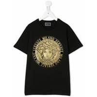 Young Versace Camiseta com estampa Medusa - Preto