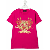Young Versace Camiseta com estampa Medusa - Rosa