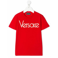 Young Versace Camiseta com logo - Vermelho