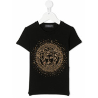Young Versace Camiseta Medusa de algodão - Preto