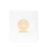 Young Versace Manta dupla face com estampa Medusa - Branco