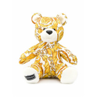 Young Versace Urso de pelúcia om estampa barroca - Amarelo