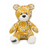 Young Versace Urso Teddy com estampa - Branco