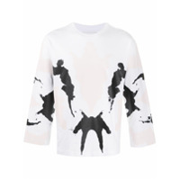 Youths In Balaclava Camiseta Photocromic Ink Blot - Branco