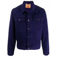 Y/Project Jaqueta jeans com costura dupla - Roxo