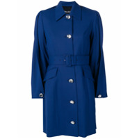 Y/Project Trench coat com detalhe rasgado - Azul