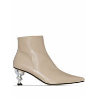 Yuul Yie Ankle boot Ivory Martina 70 de couro - Neutro