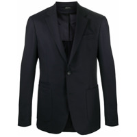 Z Zegna Blazer com abotoamento simples - Azul