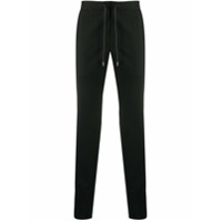 Z Zegna Calça slim com ajuste no cós - Preto