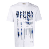 Z Zegna Camiseta com logo destroyed - Branco