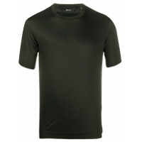 Z Zegna Camiseta mangas curtas com stretch - Preto