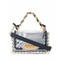 Zac Zac Posen Bolsa tiracolo com corrente Earthette - Branco