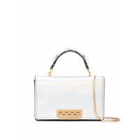 Zac Zac Posen Bolsa transversal com alça de mão - Prateado