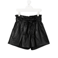 Zadig & Voltaire Kids Bermuda com cós elástico - Preto