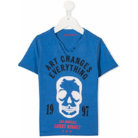 Zadig & Voltaire Kids Camiseta com slogan - Azul