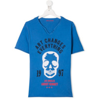 Zadig & Voltaire Kids Camiseta com slogan - Azul
