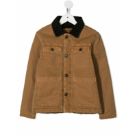 Zadig & Voltaire Kids Jaqueta com logo e abotoamento - Neutro