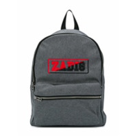 Zadig & Voltaire Kids Mochila com logo bordado - Cinza