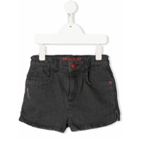 Zadig & Voltaire Kids Short jeans Elle cintura média - Preto