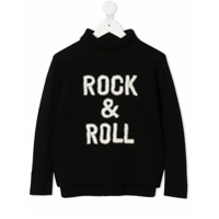 Zadig & Voltaire Kids Suéter Beth Rock & Roll - Preto